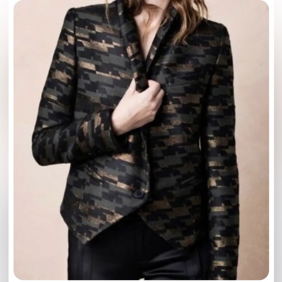 NEW SMYTHE $800 WOMEN'S ANYTIME CAMOUFLAGE BLAZER MILITARY JACKET
